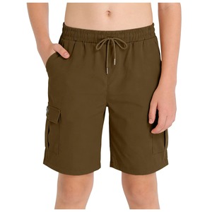 Shorts cargo décontractés pour hommes, tissés, taille mi-haute, confortables, respirants, séchage rapide, coupe ample, pour l'été - Product Image 4