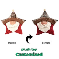 Peluche personnalisée en forme de maison en pain d'épices, coussin en peluche, jouet doux en gros pour la décoration de Noël