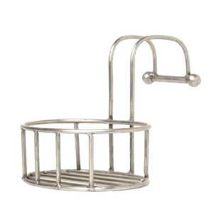 Égouttoir à vaisselle en métal peu encombrant avec un design de rangement de grande capacité, fabriqué avec une grande expertise par KRAFT WORLD - Product Image 2