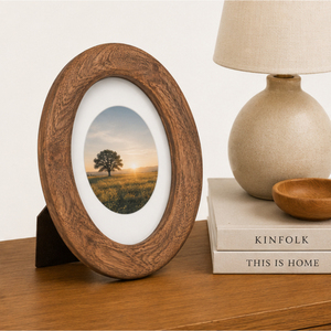 Wholesale Premium Oval Wooden Photo <b>Frame</b> <b>Vintage</b> Solid Wood Tabletop <b>Picture</b> <b>Frame</b> for Gallery & Home Decor Custom Bulk Supply - Product Image 4
