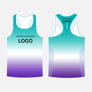 Débardeur de plage pour homme à sublimation intégrale, vêtements de sport respirants sans manches pour entraînements 2026 - Product Image 5