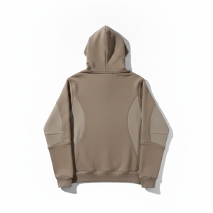 Sudadera con Capucha Holgada de Algodón para Hombre, Diseño con Parches de Color, Venta al Por Mayor, Personalizable, Informal, para Primavera y Otoño - Product Image 6