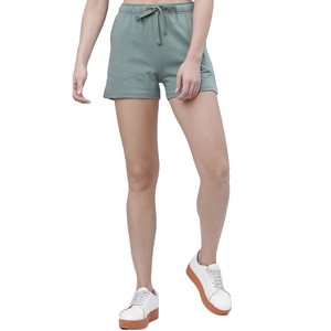 Women's High Waist Breathable Quick Dry Sweat <b>Shorts</b> SpandexPolyester Customizable Summer Sport <b>Shorts</b> with Pocket - Product Image 3