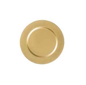 Round Metal Decorative Charger <b>Plate</b> Solid Color Polished Glam Design Party Dinnerware Gold Silver Rose Gold Charger <b>plate</b> - Product Image 2