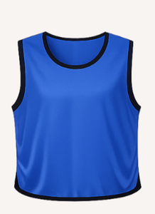 130GSM Big Mesh Breathable Lightweight Eco-Friendly Customizable <b>Training</b> Football Vest Wholesale Soccer Jersey Pinnies - Product Image 3