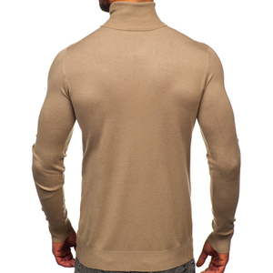 Custom 100% Cotton <b>Fleece</b> Mens Sweatshirt Color Block Pullover <b>Jumper</b> Mock Neck Sweatshirt for Men - Product Image 4