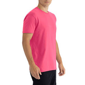 เสื้อยืดคอกลมแขนสั้นพิมพ์ลายลำลอง รุ่น 2026 ผ้าผสมสามชนิด ยี่ห้อ Next Level 3600 รุ่น Tribend สำหรับทุกเพศ สีชมพู ทรงเข้ารูป - Product Image 2