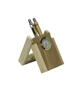 Boîte en bois au design simple, support de bureau, rangement de fournitures de bureau, porte-stylos, organisateur de bureau, porte-stylos, produit fait main - Product Image 6