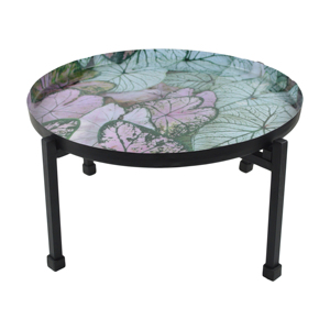 New Design High Quality Serving Plate Metal Serving Dishes <b>Dinnerware</b> Food Plate Dish Popular With Printed Theme - Product Image 3