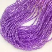 Ametista Brasileña Natural de 2-2.5mm, Microfacetada, Grado AAA, Piedra Preciosa en Forma de Rondelle, Marca Chakralume, para Joyería - Product Image 2