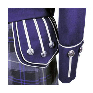 Veste Doublet Ventoria Enterprises 100% Laine, Style Bagpiper Écossais, Sur Mesure, Tenue Highland Respirante pour Homme 2026 - Product Image 4