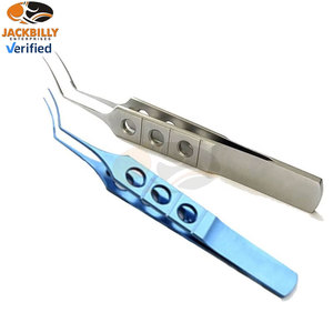 Pinces de fixation Castroviejo manuelles en acier inoxydable à dents, pour microchirurgie ophtalmique, directement de l'usine - Product Image 4