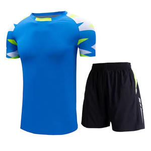 Vente en gros de t-shirts de badminton à séchage rapide pour femmes et hommes, maillots de tennis de table, vêtements de sport personnalisés sublimés, maillot de tennis - Product Image 4
