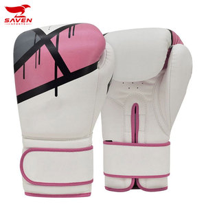 Premium Quality Leather Boxing Gloves with Adjustable Wrist <b>Strap</b> Customizable Logo and Color for Training Manufacture - Product Image 1
