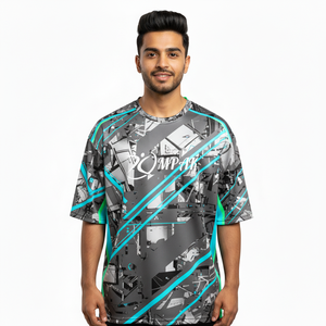 Camiseta Premium para Hombre, Talla Grande, Sublimada, Poliéster/Algodón, Transpirable, Ecológica, Corte Regular, Estilo Casual Urbano - Product Image 1