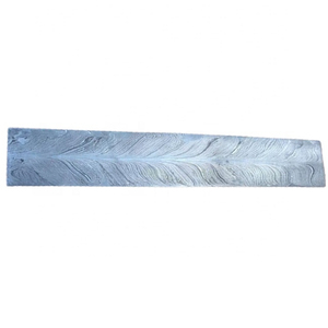 Billets droits en acier Damas à motifs, construction professionnelle durable pour le travail des métaux, 12 pouces x 2 pouces x 4 mm - Product Image 6