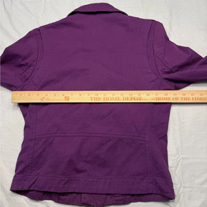 Chaqueta para Mujer, Talla Pequeña, Color Morado, Algodón, Estilo Motero, con Cinturón, Punk, Gótica, Bomber 2026 - Product Image 6