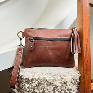 กระเป๋าถือสตรีดีไซน์ใหม่กระเป๋าสะพายไหล่และสะพายข้างดีไซน์ทันสมัยทำจากหนังวัวสำหรับผู้หญิง - Product Image 6