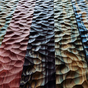 IRODORITAI WAVE LEGEND Planches de parquet modernes en cèdre japonais massif teinté, luminescentes, modèle à rainures et languettes, pour usage commercial et domestique - Product Image 5
