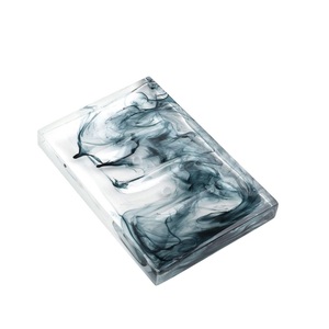 Bathroom Storage Resin <b>Soap</b> Dispenser Good Selling Resin <b>Soap</b> Dishes Home Hotel Bar <b>Soap</b> Saver Box Customize Packing - Product Image 2