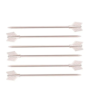 Palillos para Cócteles Arrow Dorados, Juego de 6 Palillos Premium para Cócteles - Product Image 3