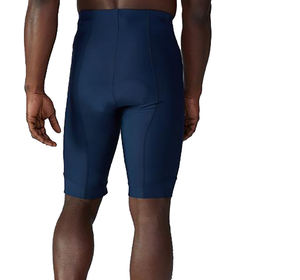 New Arrival Summer Custom Slim Fit Gym Mens 100% Cotton Solid Knitted Biker Shorts | Custom Logo Printing Waist Zipper Fly <b>Knee</b> - Product Image 5