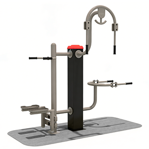 Appareil de musculation combiné Space Walkerrowing, presse à jambes et barre de traction, équipement de fitness extérieur pour zones résidentielles ou places publiques - Product Image 5