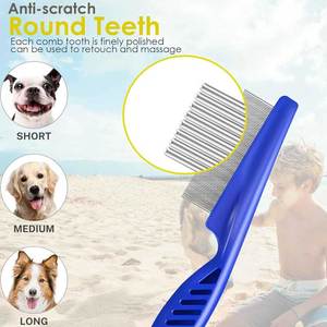 Material resistente al óxido para un uso duradero, peine para el cuidado de mascotas, herramienta de aseo para uso doméstico y profesional, peine para el cuidado de mascotas - Product Image 5