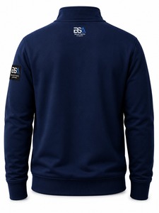 Nouvelle Arrivée Sweat-shirts Homme en Tissu Chaud Respirant à Demi-Zip Coupe Classique Personnalisable Grammage Lourd Service OEM - Product Image 6