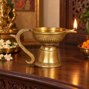 Brûleur d'encens artisanal, diffuseur d'aromathérapie, porte-huile parfumée, décoration intérieure, lieu religieux, Pooja, méditation, cadeaux pour les nouveaux foyers - Product Image 1