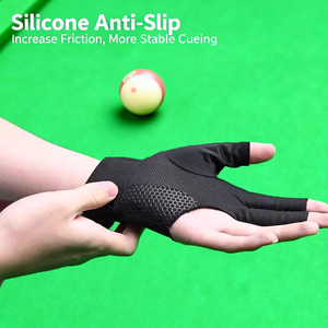Spandex Material Sports Snooker <b>Gloves</b> for Men and Women 3 Fingers Design <b>Moisture</b> Wicking & UV Protection - Product Image 6