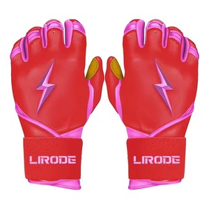 Durable Anti-Slip Genuine Leather Lightweight Breathable Quick-Dry Customizable Eco-Friendly Standard Fit Batting <b>Gloves</b> - Product Image 2