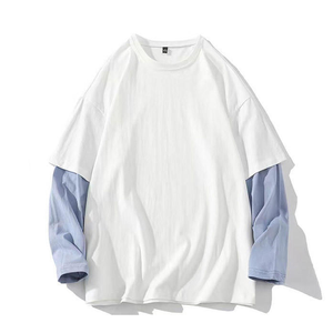 เสื้อยืดแขนยาวสีดำทรงโอเวอร์ไซส์ ยูนิเซ็กส์ ปี 2026 คอกลม ผ้าถัก 100% คอตตอน เป็นมิตรกับสิ่งแวดล้อม ระบายอากาศได้ดี - Product Image 2