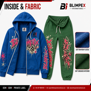 Conjunto Deportivo de Dos Piezas para Hombre, 100% Algodón, Ecológico, Transpirable, con Logotipo Personalizado, Estilo Hip Hop, Holgado, Tallas Grandes, Estampado Personalizado - Product Image 5
