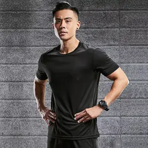 Camisetas de Verano de Alta Calidad, Diseño Moderno, Cuello Redondo, Camisetas Ajustadas para Hombre, Camisetas de Gimnasio para Venta al por Mayor, Ropa Urbana Plus - Product Image 6