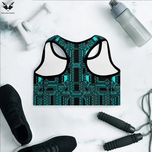 Soutien-gorge de sport pour femmes de haute qualité, confortable, avec sublimation, dernier design, qualité supérieure, respirant, soutien-gorge de sport uni - Product Image 3