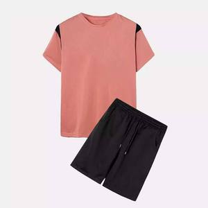 New outdoor fashion twin <b>sets</b> for men street style Two Piece Shorts <b>Set</b> Man Wholesale Summer Custom T shirts With Shorts 2025 - Product Image 4