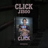 BLACKPINK JISOO Album Single [CLICK] Versi PHOTOBOOK CD Musik Pop Plastik Kertas Bahasa Korea Semua Usia Koleksi BW-154