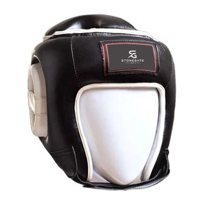 Protector de Cabeza de Boxeo de Cuero con Diseño Personalizado, Ligero, Ajustable y Transpirable para Entrenamiento de MMA y Kick Boxing 2026 - Product Image 1