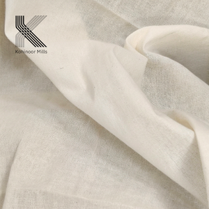 ผ้ามัสลินสีเทาธรรมชาติ 100% ผ้าฝ้ายสีขาวดิบ ทอธรรมดา ผ้าสีเทา กว้าง 60 นิ้ว ขายส่งจำนวนมาก - Product Image 3