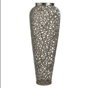 Jarrón de Flores de Metal Moderno Escandinavo Hecho a Mano para Decoración del Hogar y Bodas - Product Image 2