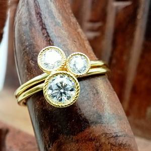 Anillo de Compromiso Clásico de Oro Sólido de 10K para Mujer con Diamante VVS Creado en Laboratorio, Engaste de Garras, Certificado IGI, para Fiesta de Boda - Product Image 2