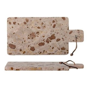 Tabla de Cortar de Mármol Ecológica, Tabla de Cocina de Piedra Natural para Preparación de Alimentos, Superficie de Corte y Servicio - Product Image 1