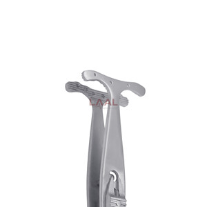 Pince à paupières Mueller-Putter manuelle en acier inoxydable pour chirurgie ophtalmique et chirurgie générale - Product Image 3