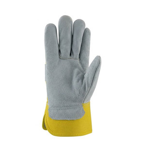 Gants de sécurité pour soudeurs canadiens très résistants, en cuir de vachette pleine fleur, à manchette longue, protection contre l'abrasion et la chaleur, les plus populaires - Product Image 2