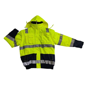 Ropa de Seguridad Reflectante de Alta Visibilidad, Chaqueta de Trabajo Impermeable y Resistente, Conjunto de Uniforme Profesional de Trabajo de Clase 2 - Product Image 6
