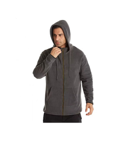 Men's 100% Polyester Thick Thermal Dri Power Pullover Hoodie Eco-Friendly Fleece Breathable <b>Quick</b> Dry Loose Puff Zipper - Product Image 2