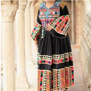 Nouvelle robe pour femmes musulmanes afghanes Kuchi, robe de soirée et de mariage, avec toutes les tailles et couleurs personnalisées, respirante, vente en gros - Product Image 1