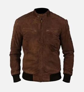 Bulk <b>Men</b> Leather <b>Jacket</b> Stylish Casual Streetwear Fashion Outerwear Wholesale Supplier - Product Image 1