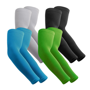 Manches de compression unisexes de haute qualité, protection solaire, polyester, élasthanne, séchage rapide, respirantes, légères, sans coutures - Product Image 1